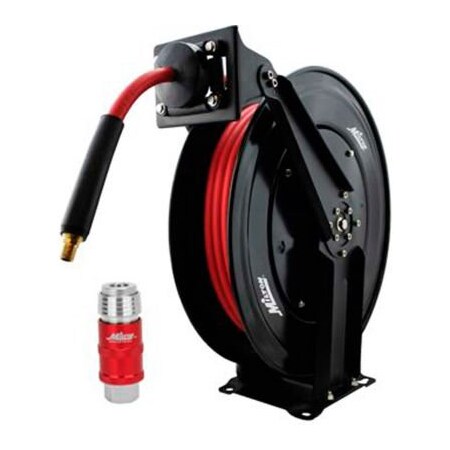 Milton Milton Air Hose Reel & 5-In-1 Universal Safety Exhaust Coupler MK2760G2